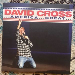 David Cross …america…great… New Never Played Comedy Record Vinyl LP NM NM Yellow